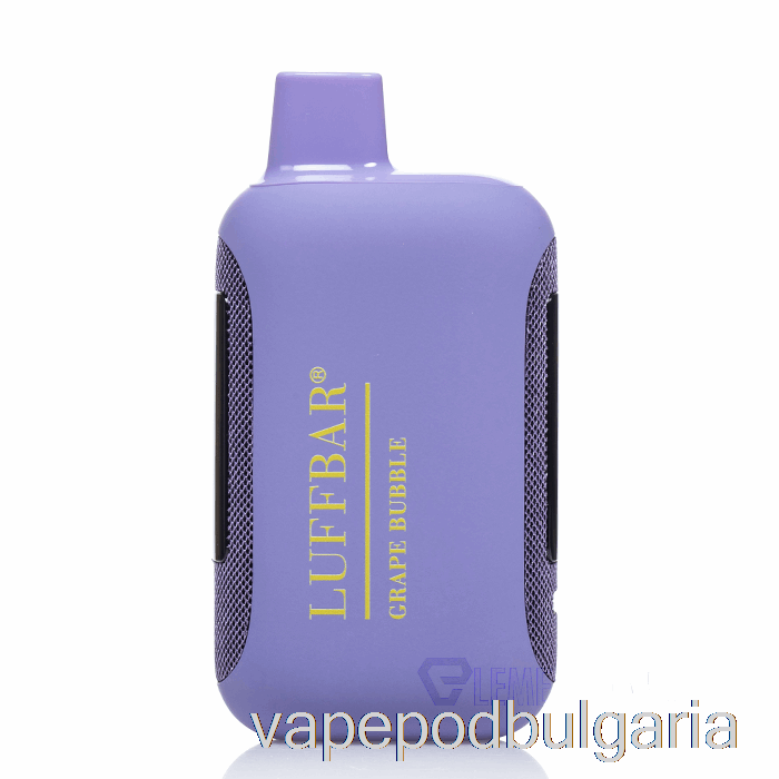 Vape 10000 Дръпки Luffbar Dually 20000 Disposable Grape Bubble
